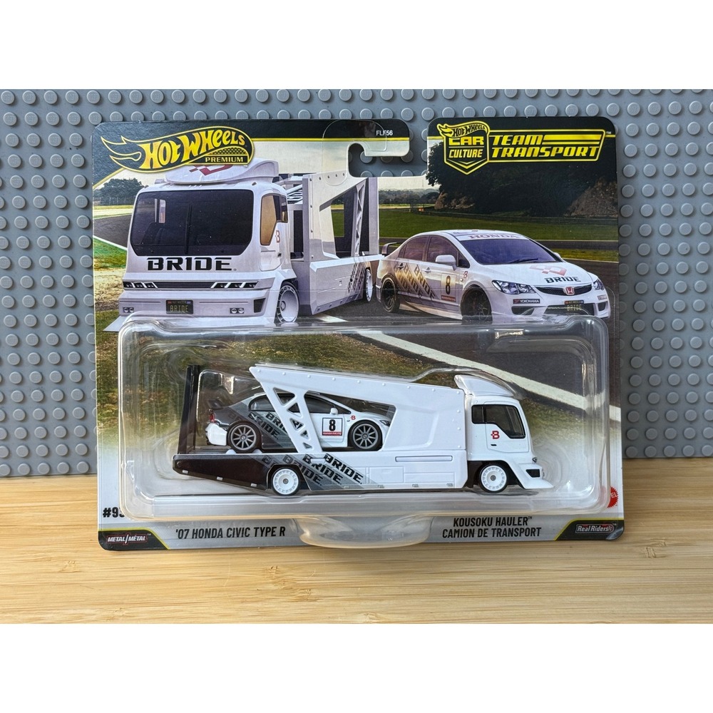 Hot Wheels Team Transport 07 Honda Civic Type R Kousoku Hauler Bride FLF56 #93
